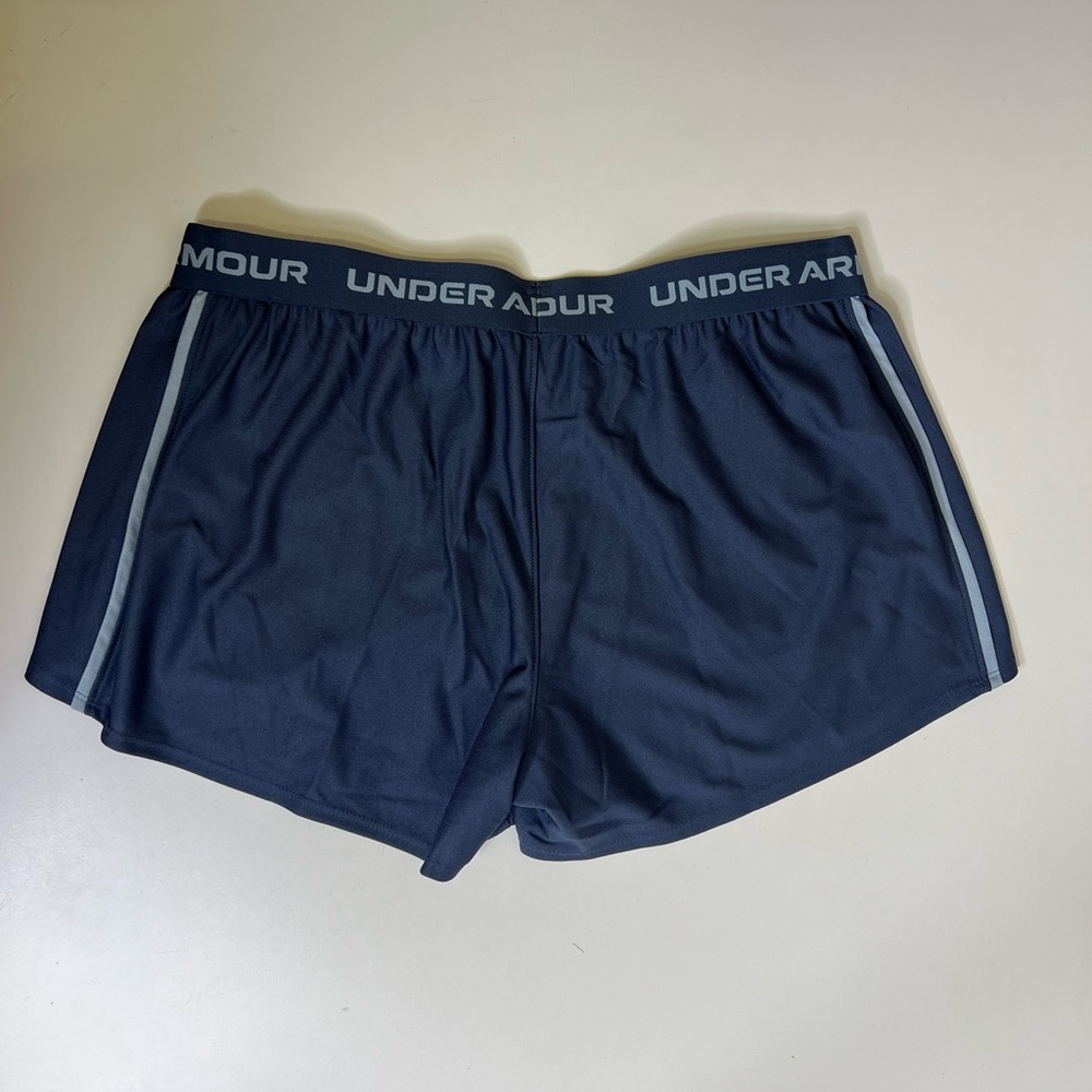 Under Armour Women's UA Tech™ Play Up Shorts Navy Blue - Size Large - Picture 5 of 12